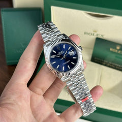 Shops datejust bleu